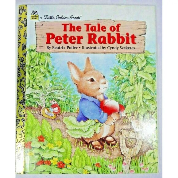 Little Golden Book The Tale of Peter Rabbit Series 1993 Beatrix Potter Children - Picture 3 of 7